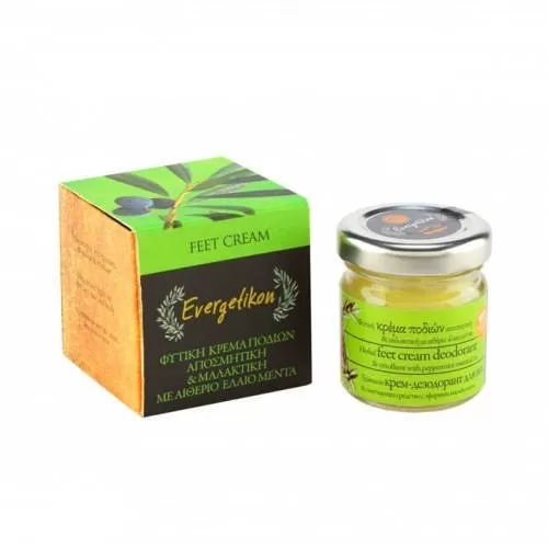 Crema deodorante piedi con olio essenziale di menta piperita