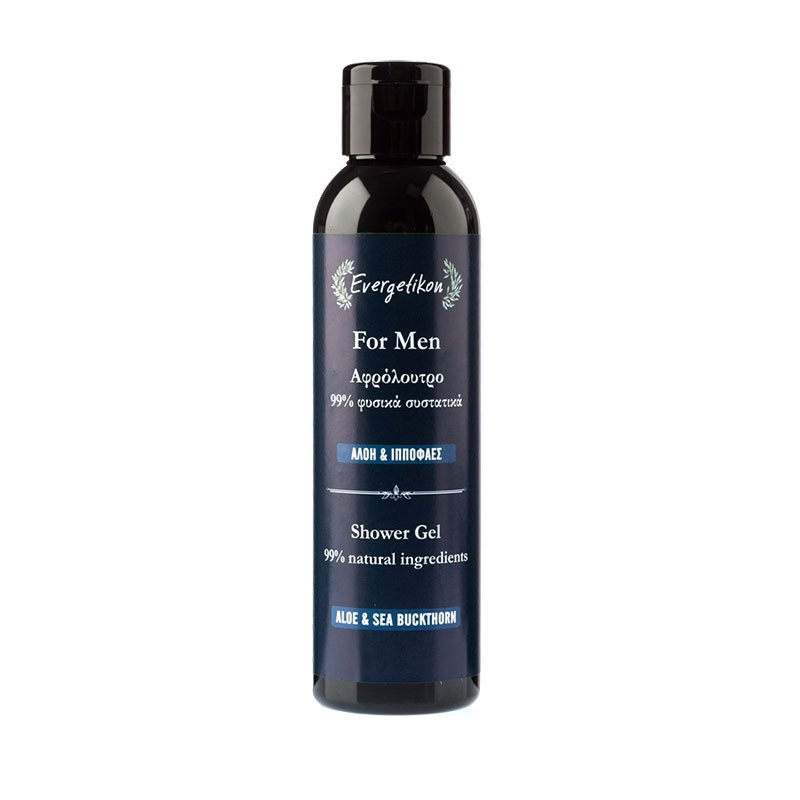 Gel doccia rivitalizzante uomo con aloe vera e olivello spinoso - 150ml Gel doccia all'aloe vera e olivello spinoso