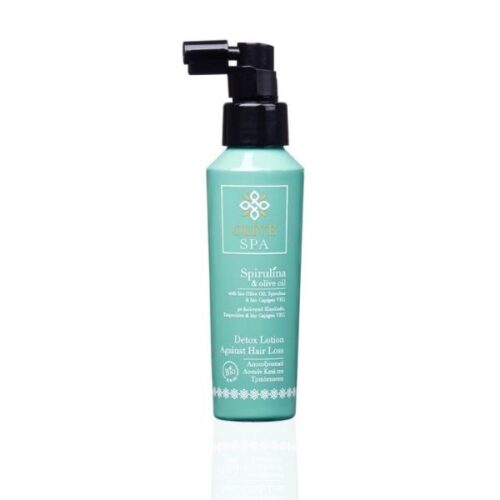 Lozione detox anticaduta con olio di oliva bio e spirulina