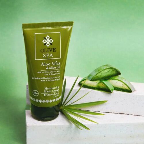 Crema mani idratante con Olio d'Oliva Biologico, Aloe Vera Biologica e Burro di Karité