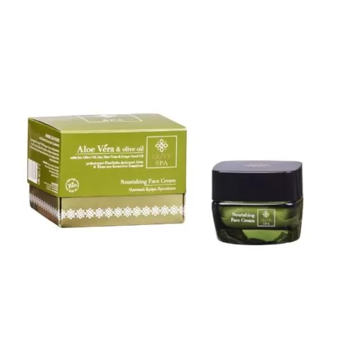 Crema viso nutriente con olio d'oliva bio e aloe vera bio - 100ml