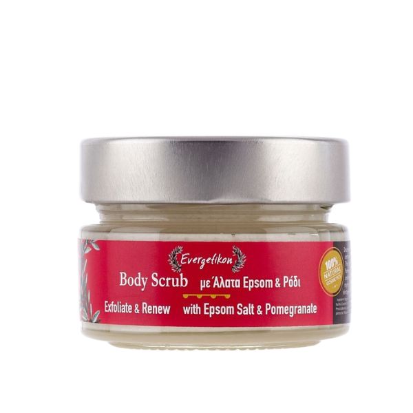 Scrub corpo con sale di Epsom e Melograno - 120ml Scrub corpo con sale di Epsom e Melograno - 120ml